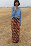 PRINT 0537 JERSEY SKIRT