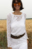 LACE LONG SLEEVES TOP