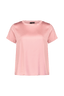 ROUND NECK SATIN TOP