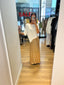 SATIN SKIRT WITH ROPE