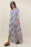 BUTTON DRESS PRINT GLOW
