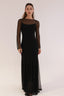 PLAIN MESH DRESS