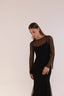 PLAIN MESH DRESS