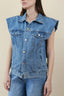 JACKET WITH PAD SHOULDERS
