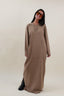 THIN SWEATSHIRT DRESS