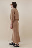 STRAIGHT LINEN SKIRT