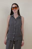 NO SLEEVES LINEN TOP