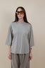 STRAIGHT MID SLEEVE TEE