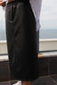 FAUX LEATHER SKIRT