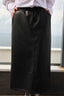 FAUX LEATHER SKIRT