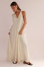 V TANK DRESS VOILE