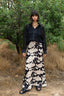 PRINT COW JERSEY SKIRT