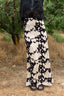 PRINT COW JERSEY SKIRT