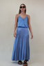 NO SLIT SATIN SKIRT