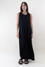 SLEEVELESS SATIN DRESS