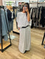 Jupe en coton rayé
