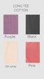 LONG TEE COTTON