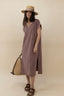 SHORT SLEEVES V TEE DRESS