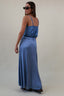 NO SLIT SATIN SKIRT
