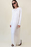 LONG SLEEVES SATIN DRESS