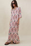 BUTTON DRESS PRINT GLOW