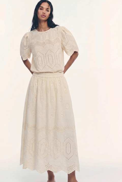 EMBROIDERY SET SKIRT
