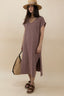 SHORT SLEEVES V TEE DRESS