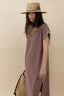 SHORT SLEEVES V TEE DRESS