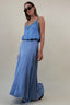 NO SLIT SATIN SKIRT