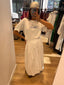 COTTON SKIRT WITH BUTTON
