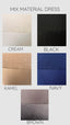 MIX MATERIAL DRESS