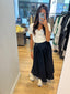 COTTON SKIRT WITH BUTTON
