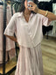 COTTON SHIRT 3/4 SLEEVES