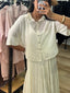 COTTON SHIRT 3/4 SLEEVES