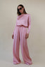 LONG SATIN PANTS