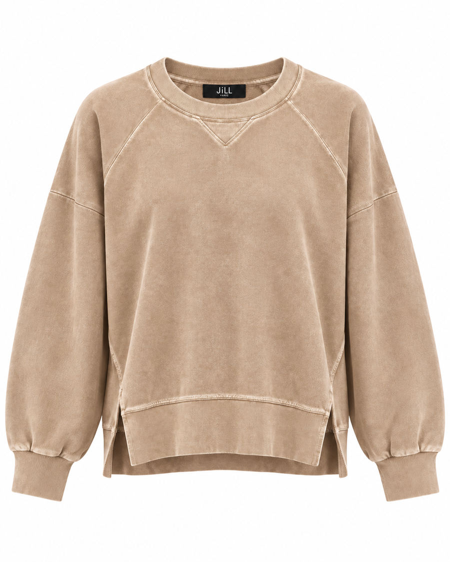 SWEATSHIRT WASHED