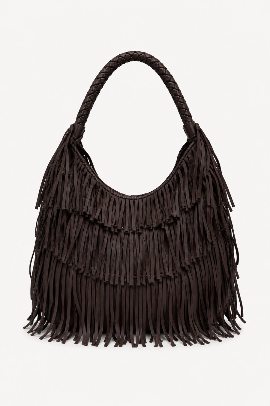 FRINGED SHOULDER BAG