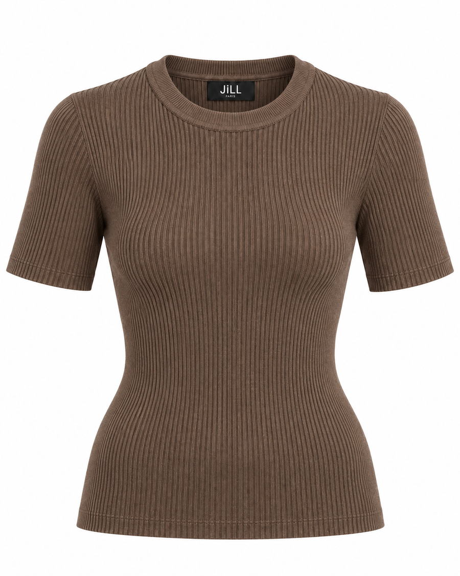 THIN RIB SHIRT SLEEVES