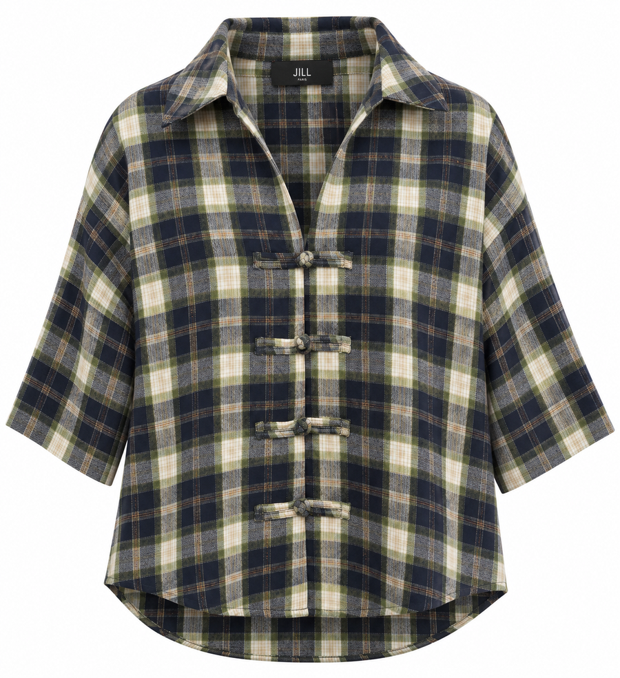 CHECKED VEST