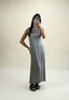 DETAILED SATIN DRESS