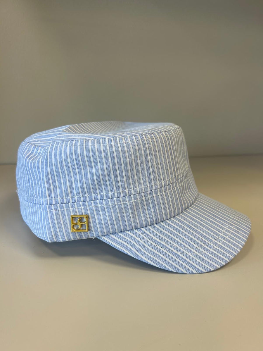 STRIPED CASQUETTE