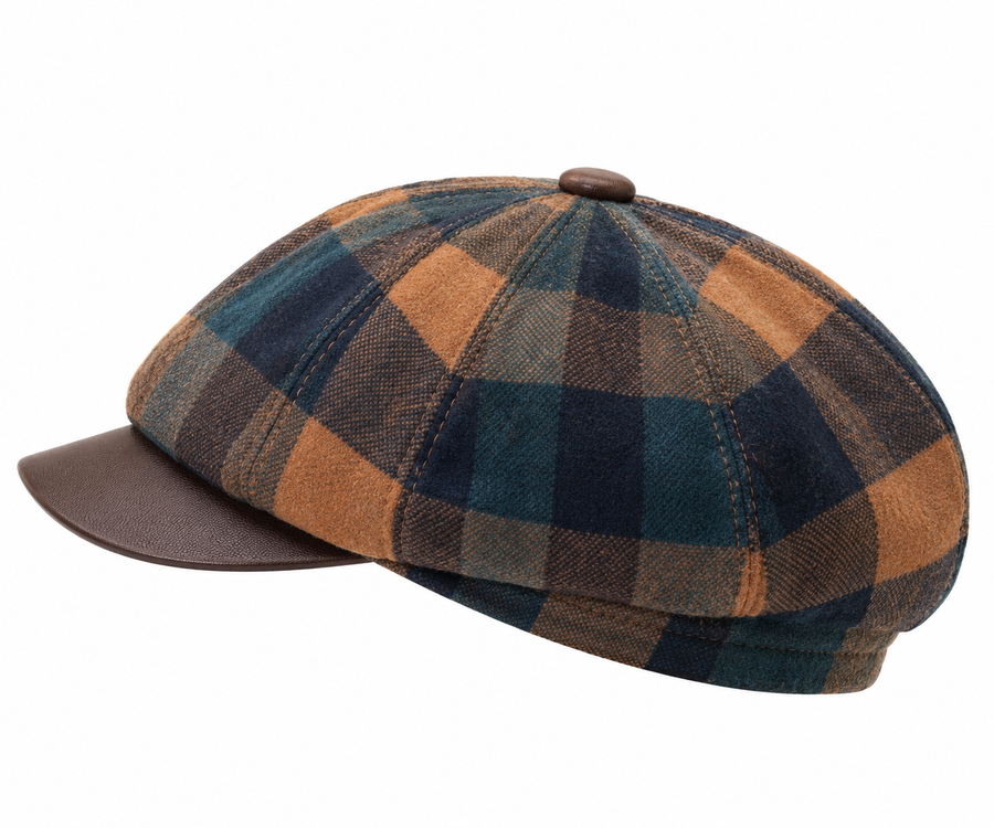 LARGE CHECKERED CAP