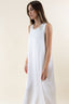 SLEEVELESS SATIN DRESS