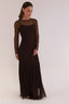PLAIN MESH DRESS