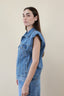 JACKET WITH PAD SHOULDERS