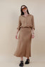 STRAIGHT LINEN SKIRT