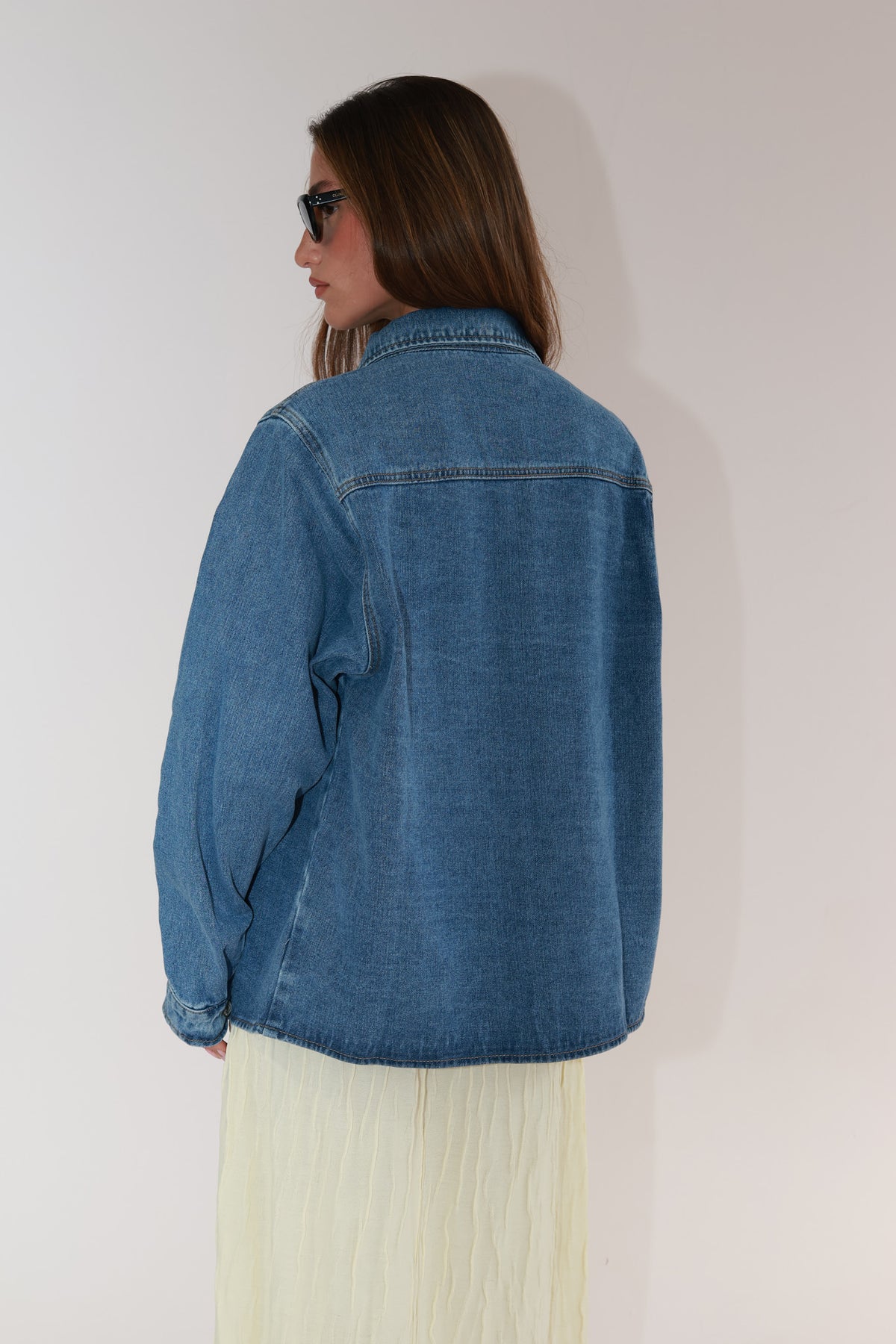 CHEMISE DROITE EN JEAN