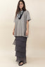 FLOW SATIN SKIRT