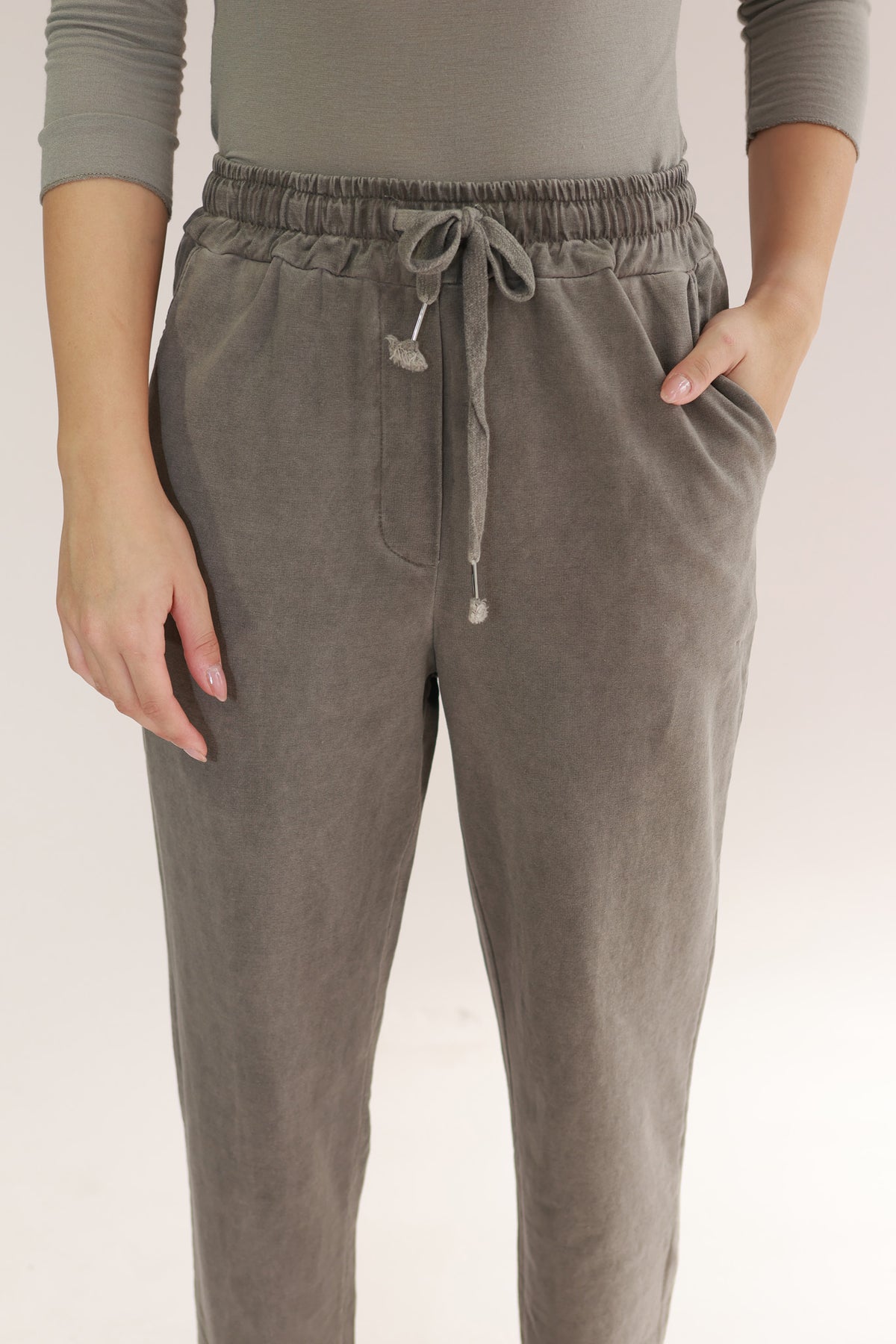 LONG WASHED PANTS