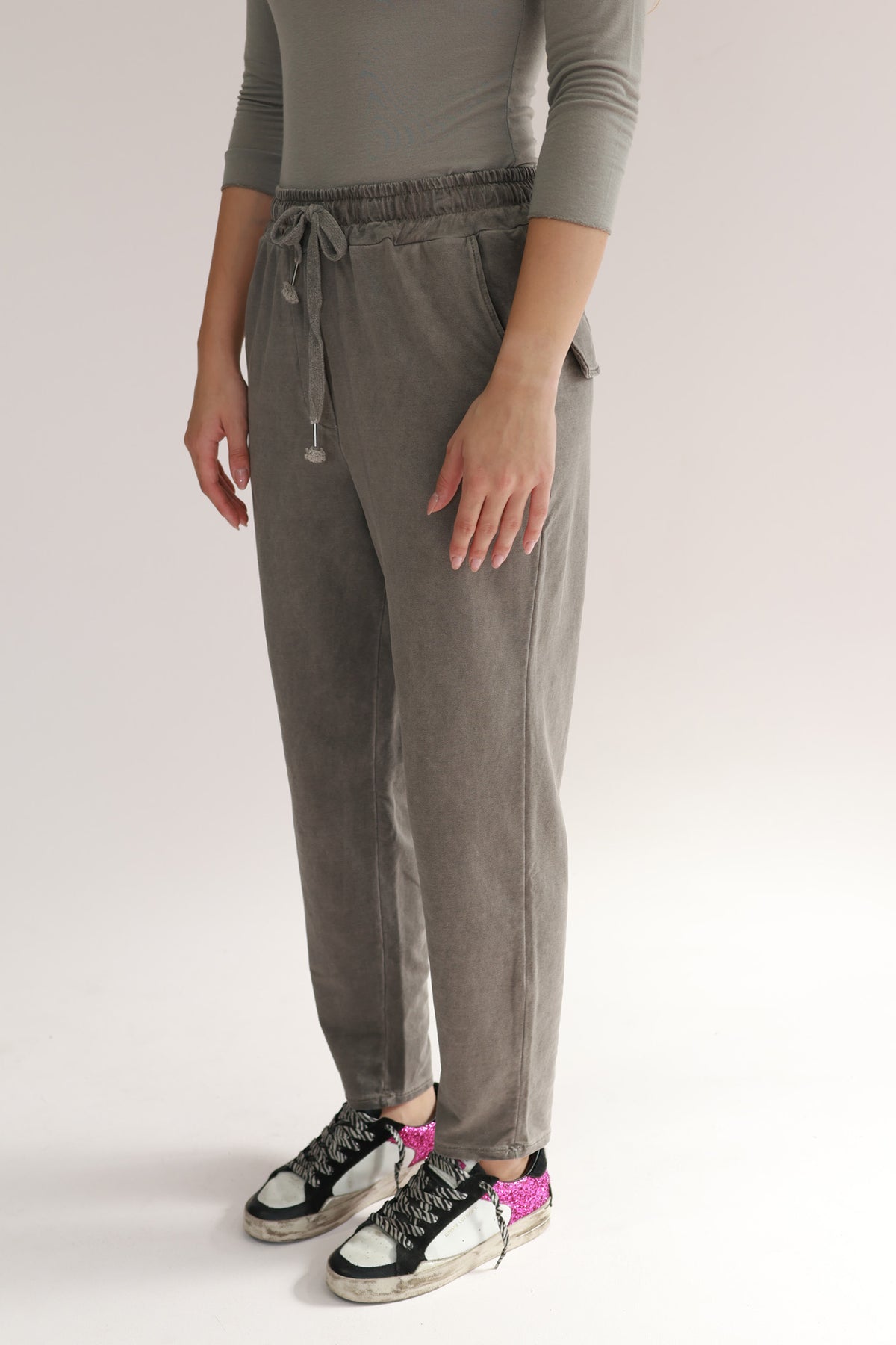 LONG WASHED PANTS